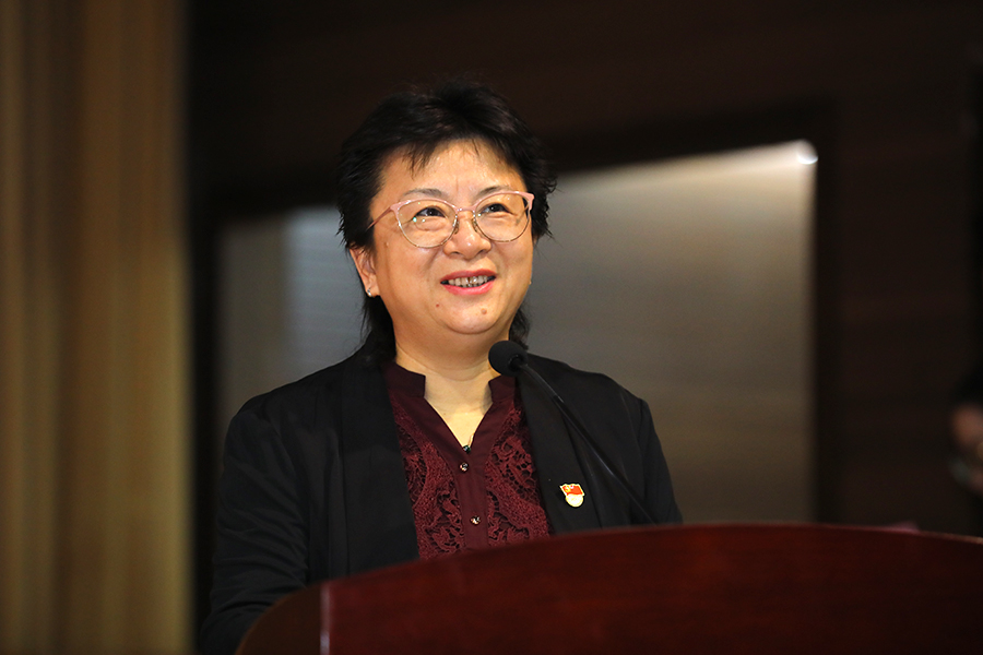 图2 韩玲书记致辞